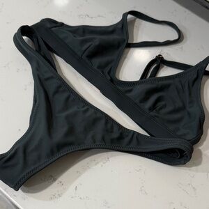 White Fox Boutique Dark Green Bikini Set
